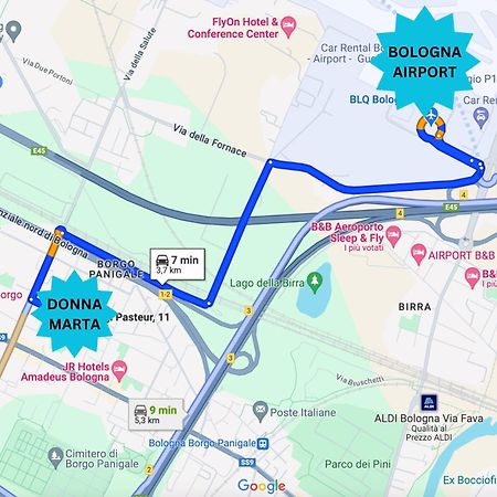 Apartament Donna Marta Bolonia Zewnętrze zdjęcie